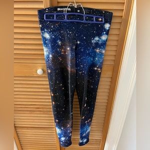 Blackmilk Clothing Galaxy Blue lined leggings - M